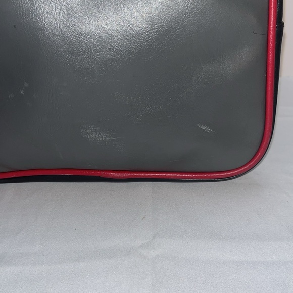 Vintage Y2K Rare Silver Star Black and Gray Bowling bag Purse - Picture 6 of 11